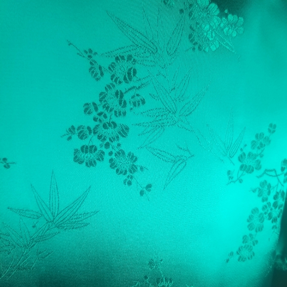 Vintage 2 sided Peony Brand jacket chinesse asian kimono shangai cheongsam - Picture 6 of 7